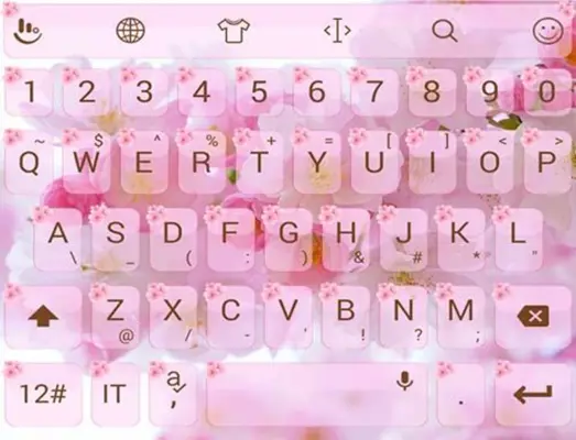 Theme x TouchPal Valentine Cherry android App screenshot 0