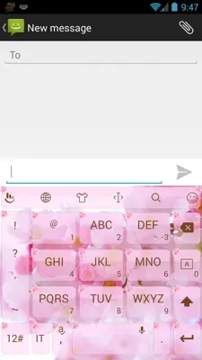 Theme x TouchPal Valentine Cherry android App screenshot 2